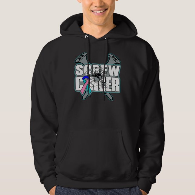 Sudadera Fracasar el cáncer tiroideo (Anverso)