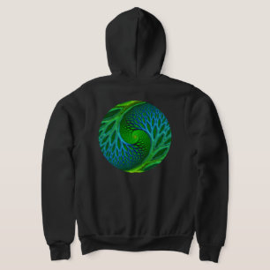 Sudadera Fractal De Espiral De Árbol De Vida