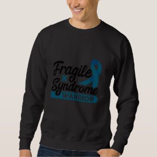 Sudadera Frágil X Guerrero Verde azulado Cinta Frágil X Sín