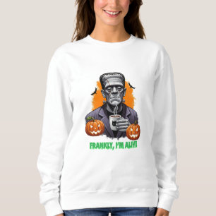 Sudadera Francamente, soy el café Frankenstein vivo