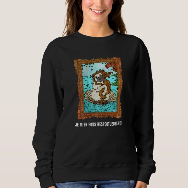 Sudadera Franceses dicen respeto a Je M'en Fous (Anverso)