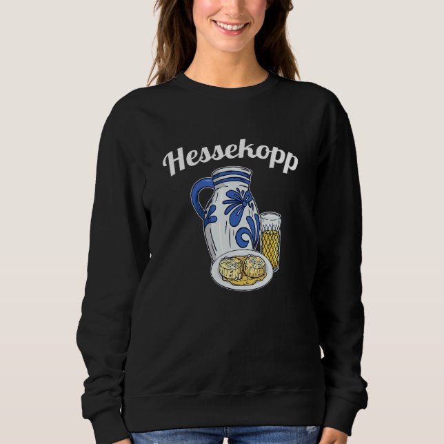 Sudadera Fráncfort Hessen Apple Wine Saying Hessekopp Ffm R (Anverso)