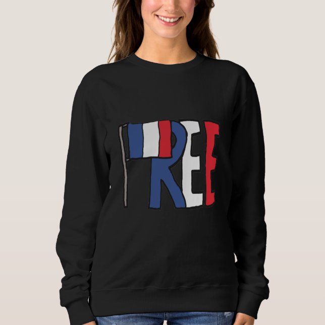 Sudadera Francia Libre (Anverso)