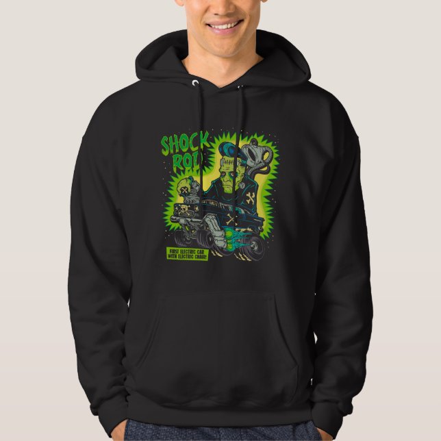 Sudadera Frankenstein Shock Rod Gasser - Horror Psicobilly (Anverso)