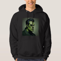 frankenstein significa hoodie negro