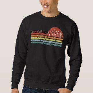 Sudadera Frankfurt Retro Style Skyline Vintage Motiv