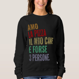 Sudadera Frase Man Woman I Love Pizza And My Dog