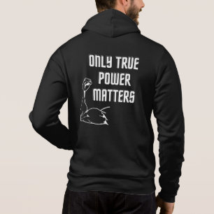 Sudadera Frase motivadora con brazo muscular