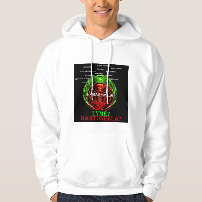 Sudadera Fraternidad de Lyme Bartonella (Anverso)