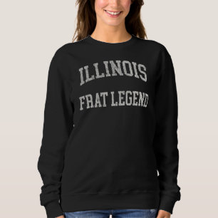 Sudadera Fraternti de la leyenda Frat de Illinois