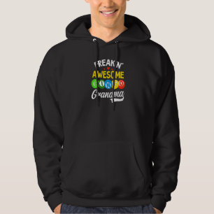 Sudadera Freakin Awesome Bingo Grandma Bingo Queen