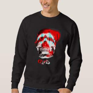 Sudadera Frecuencia de Onda de Movimiento Cráneo