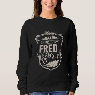 Sudadera Fred Nombre Shirt Fred Nombre cumpleaños