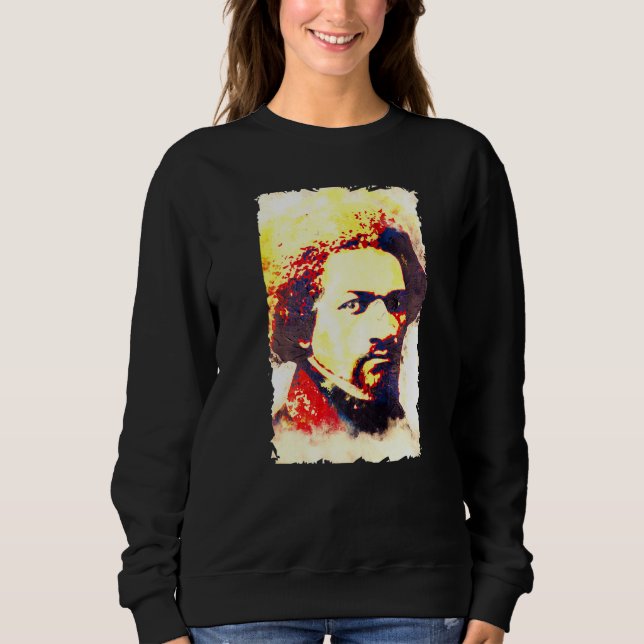 Sudadera Frederick Douglass héroe americano Mon de la histo (Anverso)