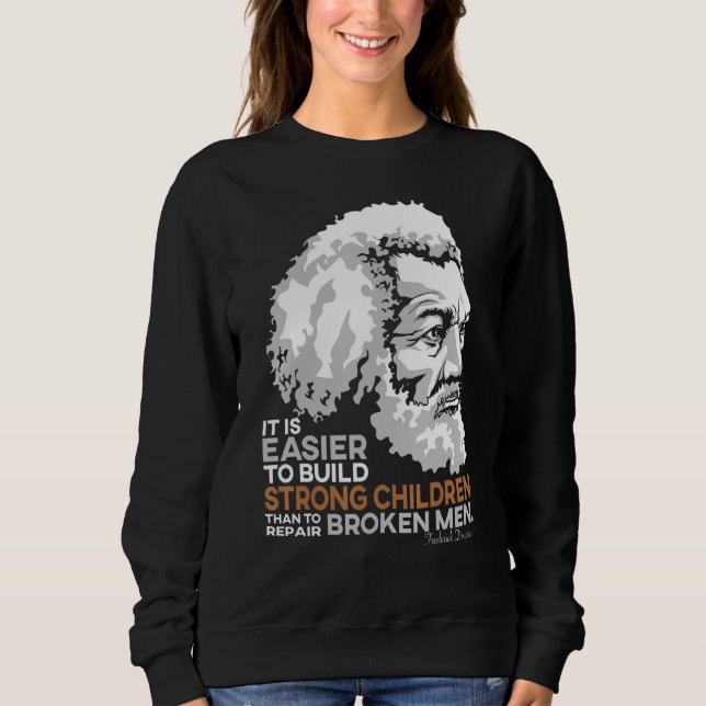 Sudadera Frederick Douglass Orgullo Cita Para La Historia N (Anverso)