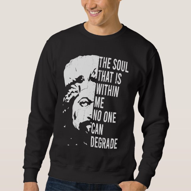 Sudadera Frederick Douglass Quote Apparel, Black History Mo (Anverso)