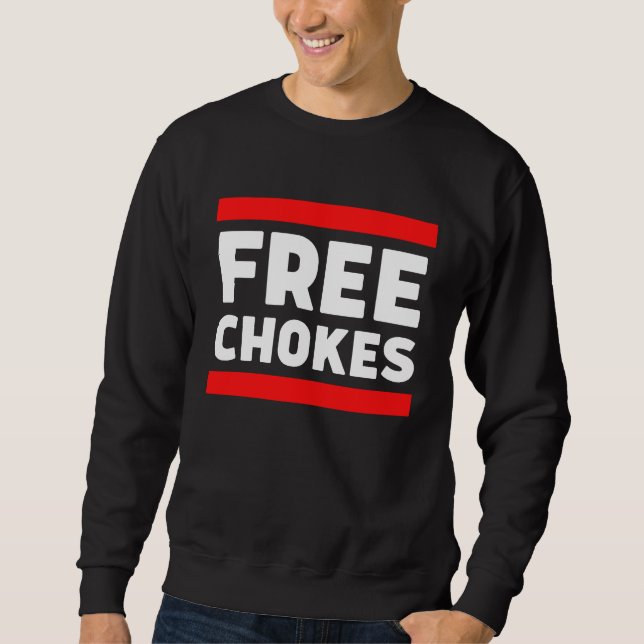 Sudadera Free Chokes  MMA Jiu Jitsu and Judo Fighter (Anverso)