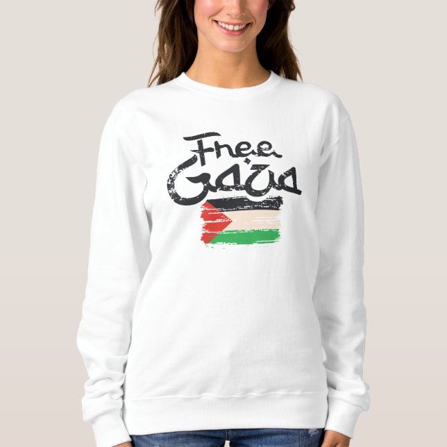 Sudadera Free Gaza - Peace For Palestine (Anverso)