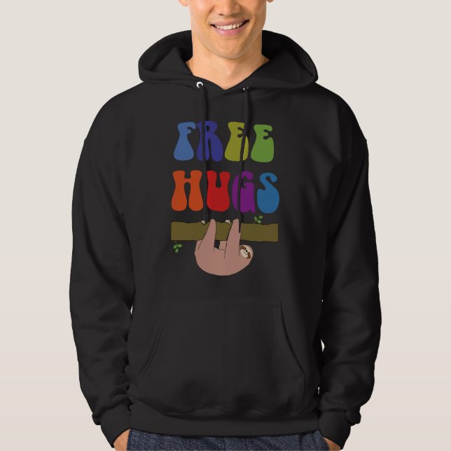 Sudadera Free Hugs Sloth (Anverso)