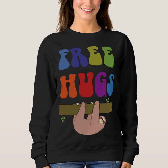 Sudadera Free Hugs Sloth (Anverso)