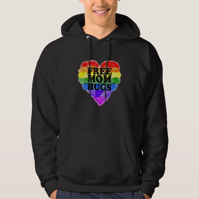 Sudadera Free Mom Hugs Lgbt (Anverso)