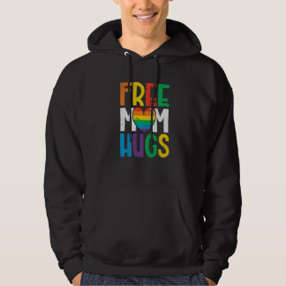 Sudadera Free Mom Hugs Rainbow Heart Lgbt Ally Pride Month 