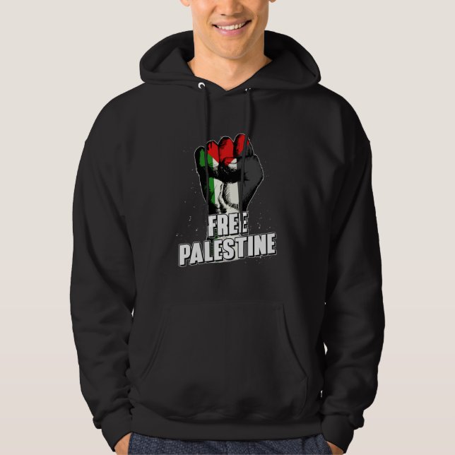 Sudadera Free Palestine from injustice Free Palestine (Anverso)