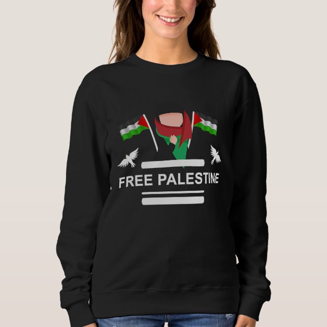 Sudadera Free Palestine Palestine Flag 1 (Anverso)