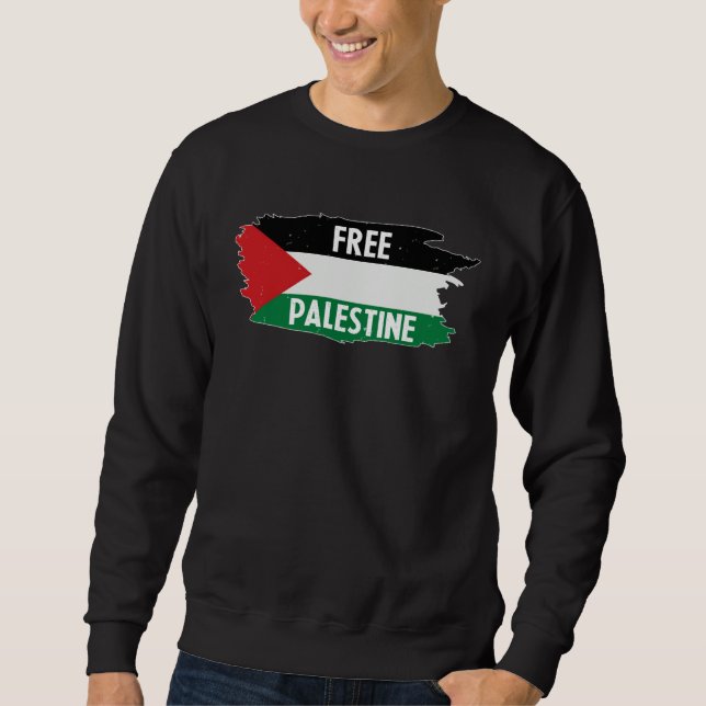 Sudadera Free Palestine  Palestine national flag (Anverso)