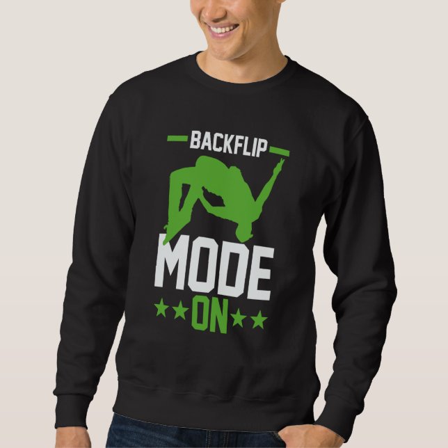 Sudadera Free Running Traceur Parkour Jumper Backflip Mode  (Anverso)