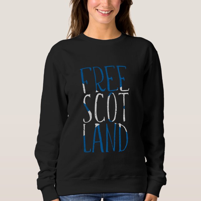 Sudadera FREE SCOTLAND Escocia Independence Saltire Flag S (Anverso)