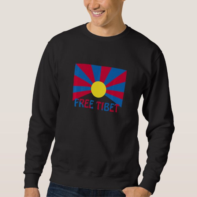 Sudadera Freedom for Tibet - Flag free Tibet Premium_1 (Anverso)
