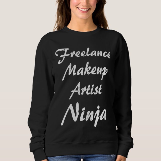 Sudadera Freelance Makeup Artist  Occupation Work (Anverso)