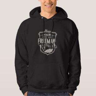 Sudadera Freeman Apellido Shirt Freeman Nombre cumpleaños
