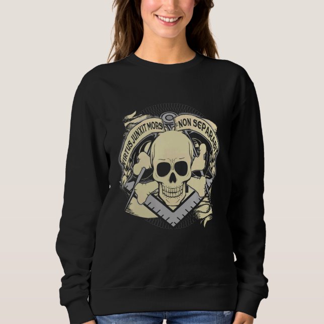 Sudadera Freemason Lodge Masonic Skull Master Mason (Anverso)