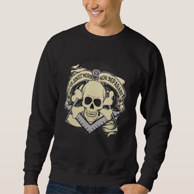 Sudadera Freemason Lodge Masonic Skull Master Mason (Anverso)