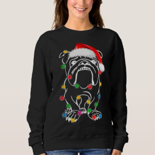 Sudadera French Bulldog Christmas Lights Up Dog