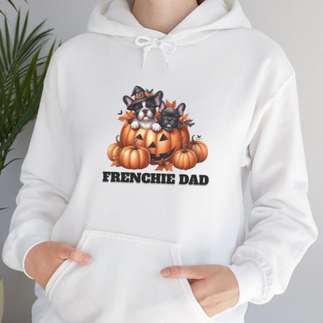 Sudadera French Bulldog Dad Halloween Pumpkins (Subido por el creador)