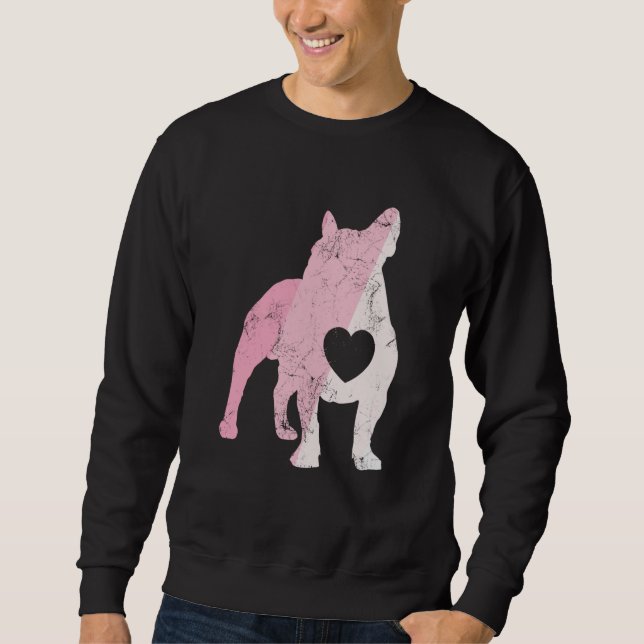 Sudadera French Bulldog Valentines Day Cupid Love Dog (Anverso)