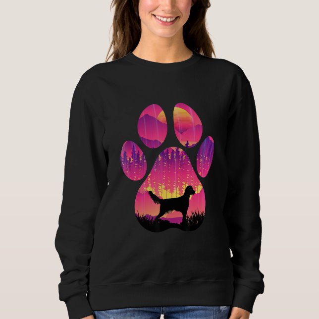 Sudadera French Spaniela Paw Mom Dad Dog  Women Men (Anverso)