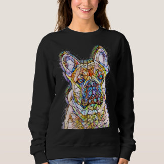 Sudadera Frenchie Bulldog francés Perro Mosaico