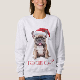 Sudadera Frenchie Claus Cute Navidades del Bulldog francés