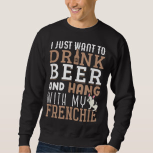 Sudadera Frenchie Dad Funny Bulldog Perro Lover Beer