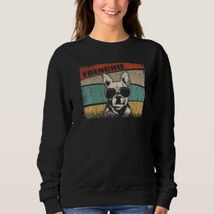 Sudadera Frenchie Dog Guay Estilo Retro Simple Vintage