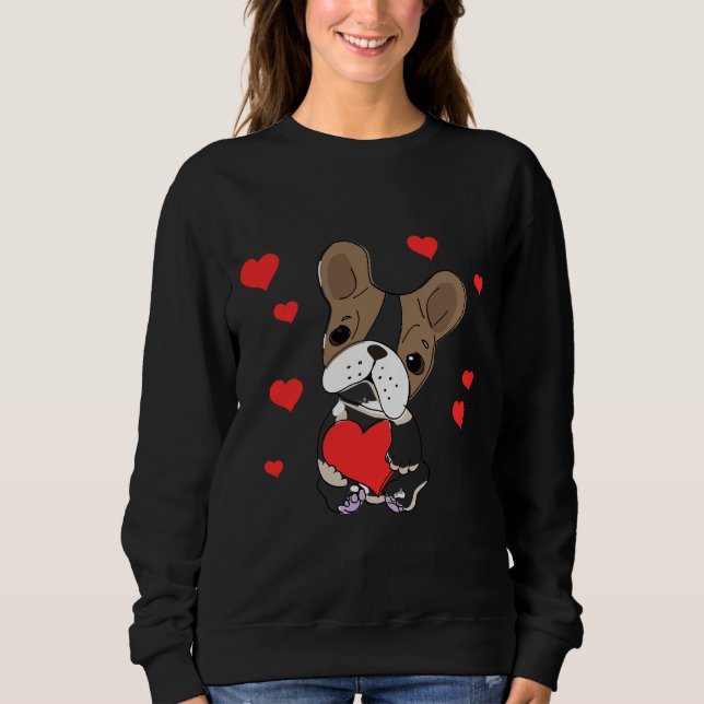Sudadera Frenchie Love Bulldog francés (Anverso)
