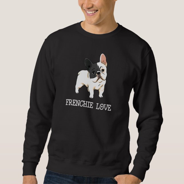 Sudadera Frenchie Love Bulldog francés inspirado (Anverso)