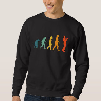Sudadera Freno vintage del músico del cuerno retro de la ev