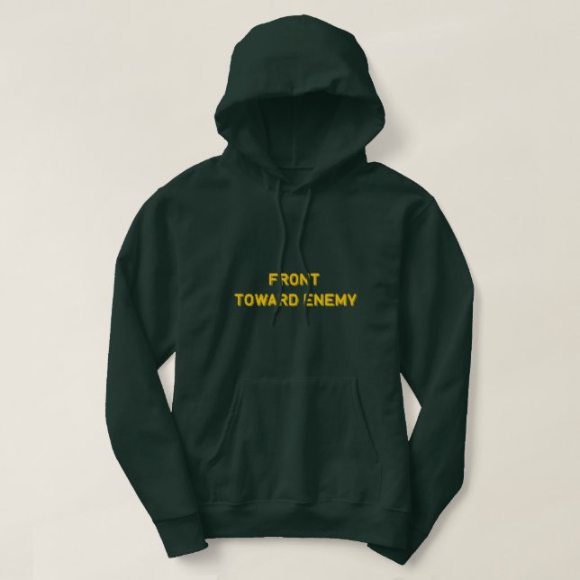 SUDADERA FRENTE AL ENEMIGO (Diseño del anverso)