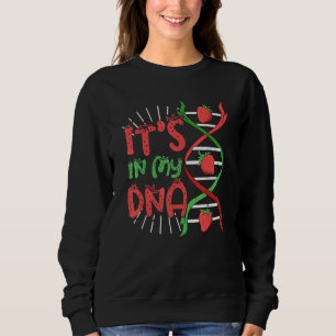 Sudadera Fresa Es En Mi Dna Strawberry Vegan B
