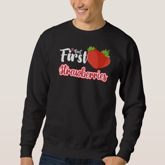 Sudadera Fresa Fruta de fresa Plantas de jardín Semillas fr (Anverso)